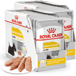 Royal Canin CCN Dermacomfort 24x85g Karma Mokra Pasztet Dla Psów Dorosłych O Wrażliwej Skórze Skłonnej Do Podrażnień