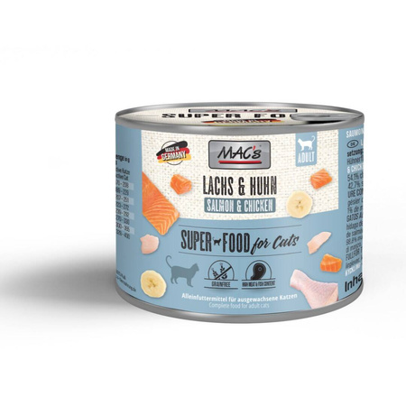 MAC's Cat Mokra Karma Dla Kota Łosoś Kurczak 12x200g