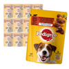 Pedigree Adult Mokra Karma Dla Psa Kawałki Bogate W Mieszankę Wołowiny I Wątróbki W Galaretce 12x100g