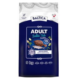 Baltica Adult Sensitive M 9kg Hipoalergiczna Sucha Karma Z Rybami Bałtyckimi Dla Psów Średnich Ras