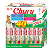 Inaba Cat Churu 40x14g (560g) Kremowy Przysmak Dla Kota Pasta Mix Z Tuńczykiem I Owocami Morza