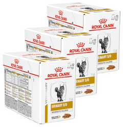 Royal Canin Veterinary Urinary S/O 36x85g Mokra Karma W Sosie Dla Kotów Kamienie Struwitowe