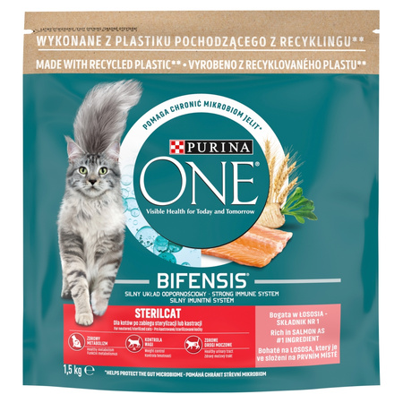 Purina One Bifensis Sterilcat 2x1,5kg Sucha Karma Dla Kota z Łososiem