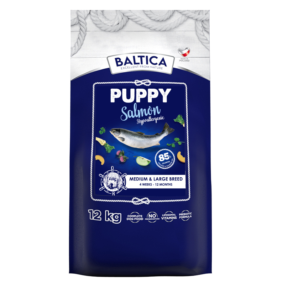 Baltica Puppy Hipoalergiczna Sucha Karma Dla Szczeniąt Średnich i Dużych Ras