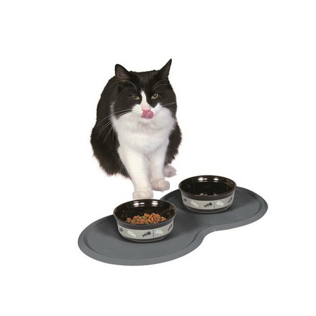TRIXIE Podkładka pod dwie miski dla psa i kota 45cm