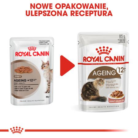 Royal Canin FHN Ageing +12 w Sosie i Galaretce 6x85g Mokra Karma Dla Kotów Starszych