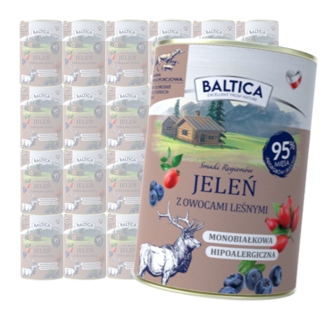 Baltica Monoprotein Jeleń Mokra Karma Dla Psa