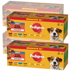 PEDIGREE Wybór Smaków w Galaretce 160 x100g saszetki Karma mokra dla psa