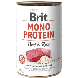 Brit Mono Protein 400g Mokra Karma dla Psów Wołowina z Ryżem