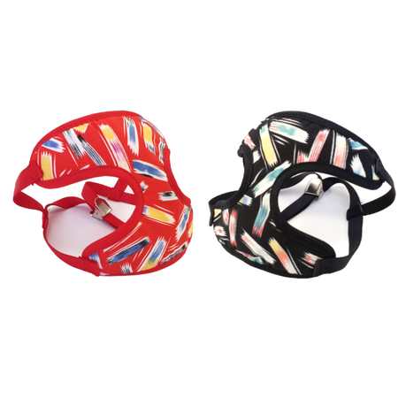 Lekkie Oddychające Szelki Bezuciskowe Dla Małego Psa + Czarna Smycz