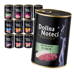 Dolina Noteci Premium 12x400g Mokra Karma Dla Kota Mix 6 Smaków