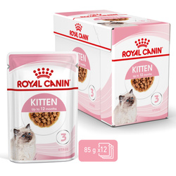 Royal Canin FHN Kitten Instinctive 12x85g Karma Mokra W Sosie Dla Kociąt Do 12 Miesiąca Życia