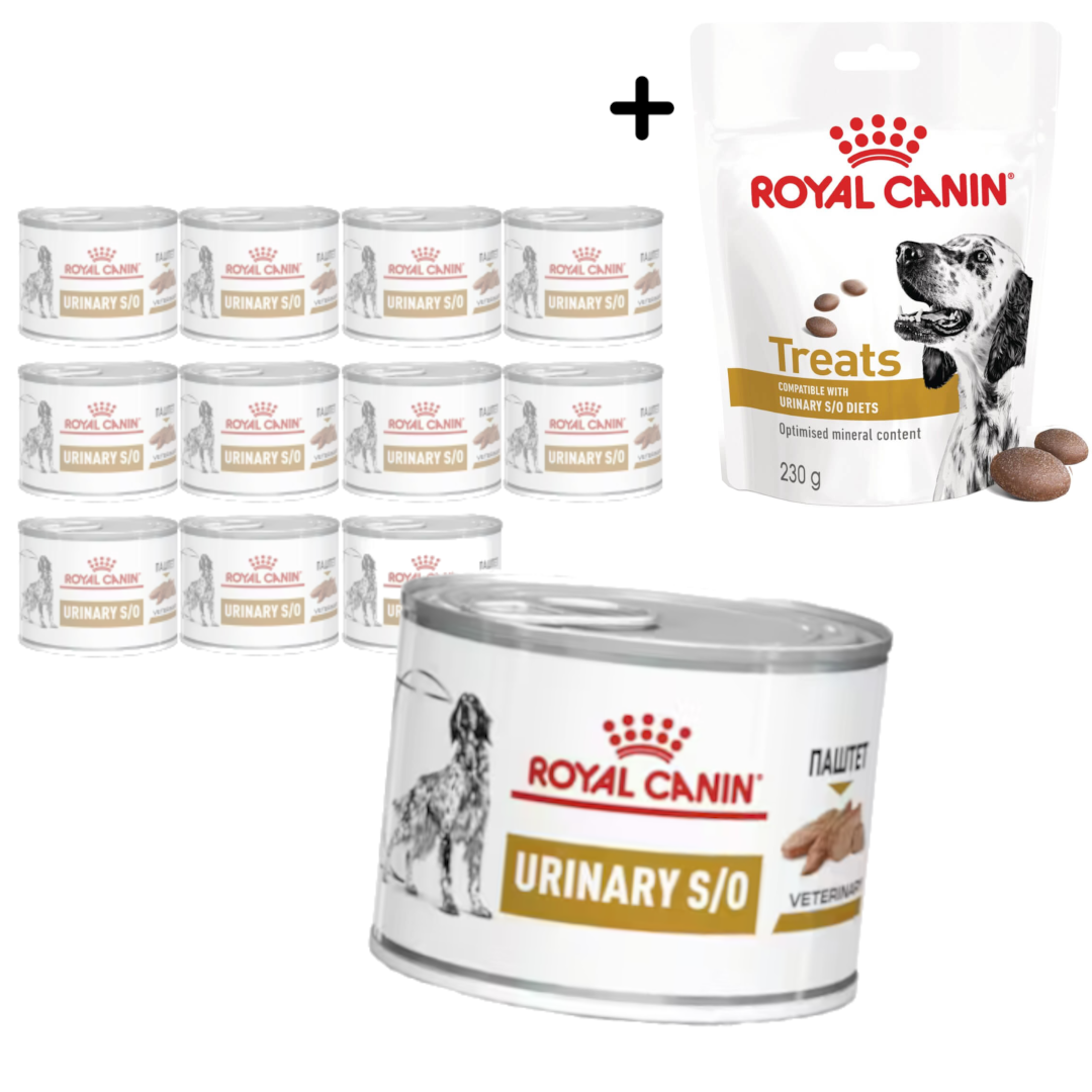 Royal Canin Veterinary Urinary S/O Loaf 6x200g Mokra Karma Pasztet Dla Psów Na Kamienie Struwitowe