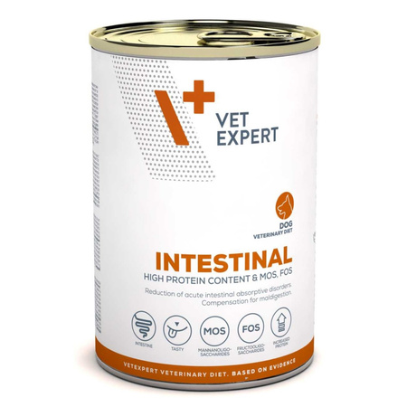 Vet Expert Intestinal Mokra Karma Weterynaryjna Dla Psa Z Jagnięciną 6x400g Zaburzenia Trawienia