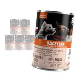 Mokra Karma Dla Psa PetRepublic Kawałki W Sosie Dziczyzna 6x400g