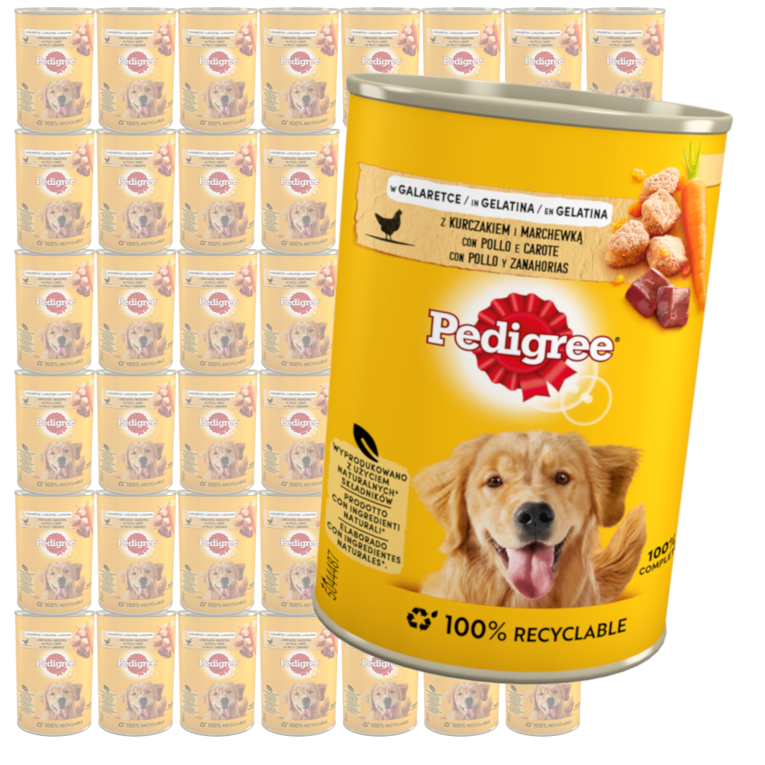 Pedigree Mokra Karma Dla Psa z Kurczakiem i Marchewką