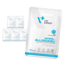 VetExpert Veterinary Diet Hypoallergenic 6x100g Hipoalergiczna Mokra Karma Weterynaryjna Dla Kota Z Indykiem
