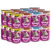 WHISKAS Adult 4 Smaki 24x400g Mokra Karma Dla Dorosłych Kotów (Kurczak Indyk Tuńczyk Kaczka)