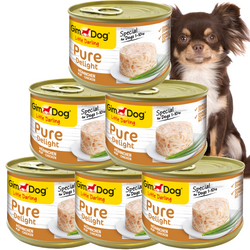 GimDog Pure Delight Kurczak 6x150g Mokra Karma Dla Psów Wrażliwych Małych Ras