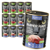 Super Rafi Cat 12x400g Bezzbożowa Mokra Karma Dla Kotów Mix 2 Smaków