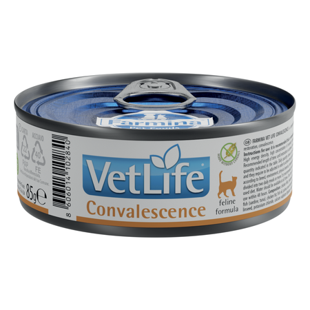 Farmina Vet Life Convalescence 24x85g Mokra Karma Dla Kota na Regenerację Żywieniową