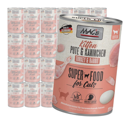 MAC's Kitten 24x400g Mokra Karma Dla Kociąt Indyk Królik