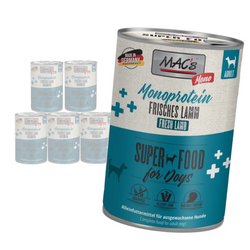 MAC's Dog Mokra Karma Monoproteinowa Z Jagnięciną 6x400g Dla Psów Skłonnych Do Alergii