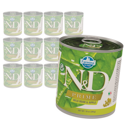 Farmina N&D Dog Prime Boar Apple 12x285g Karma Dla Psa z Dzikiem i Jabłkiem