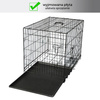 Klatka dla psa kota pupila metalowa S 46*30*36 cm Czarna