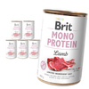 Brit Mono Protein 6x400g Mokra Karma dla Psów Jagnięcina