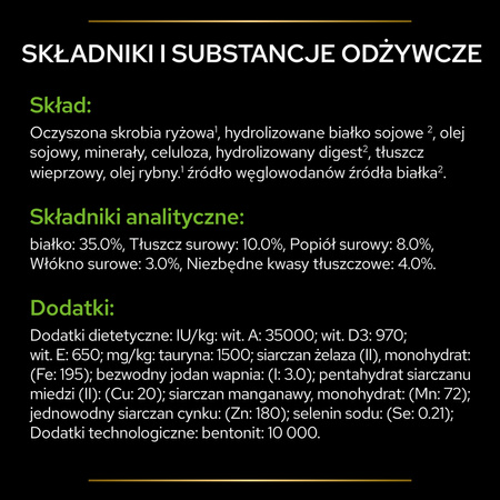 Purina Pro Plan Veterinary Diets Feline HA Hypoallergenic 1,3kg Sucha Karma Dla Kota