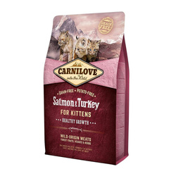 CARNILOVE CAT SALMON&TURKEY FOR KITTENS 2KG - sucha karma dla kociąt, łosoś i indyk