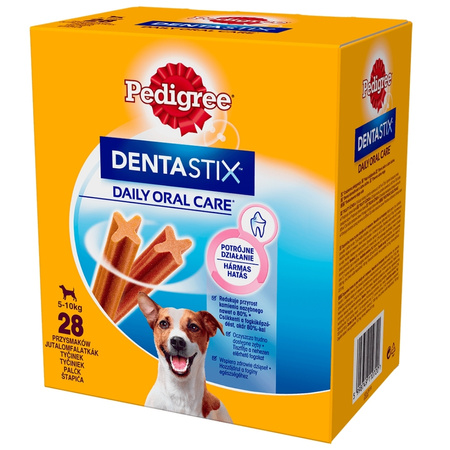 Pedigree DentaStix Gryzak Dentystyczny Dla Psów Małych Ras 4x110g (112 Sztuk)