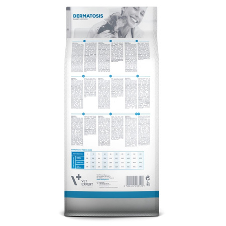 Vet Expert Dermatosis 2kg Sucha Karma Weterynaryjna z Królikiem Dla Psa z Alergią i Wrażliwą Skórą