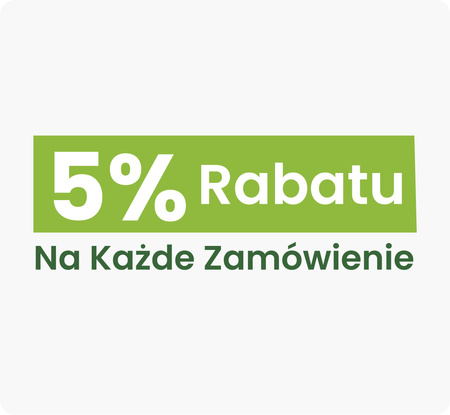 5% Rabatu Na Każde Zamówienie Przez 1 Rok