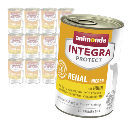 Animoda Integra Protect Nieren 12x400g Mokra Karma z Kurczakiem Dla Psów z Niewydolnością Nerek