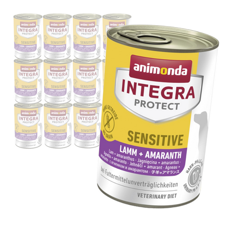 Animoda Integra Protect Sensitive 12x400g Mokra Karma z Jagnięciną Dla Psów z Niewydolnością Pokarmową