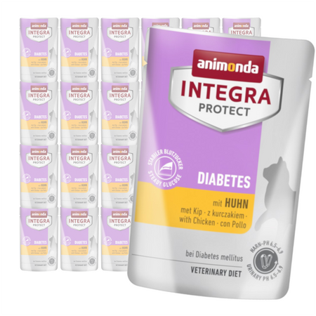 Animonda Integra Protect Diabetes 24x85g Mokra Karma Dla Kota Z Cukrzycą Kurczak