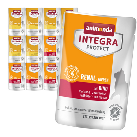 Animonda Integra Protect Renal 12x85g Mokra Karma Dla Kota Na Chore Nerki Mix Smaków