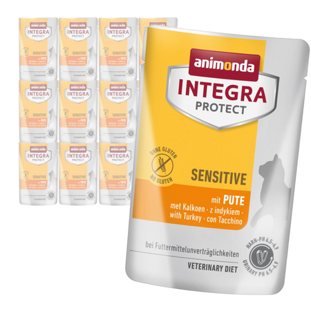 Animonda Integra Protect Sensitive 12x85g Mokra Karma Dla Kota Z Nadwrażliwością Pokarmową Indyk