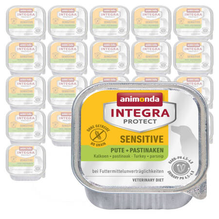 Animonda Integra Protect Sensitive 22x150g Mokra Karma z Indykiem Dla Psów z Niewydolnością Pokarmową