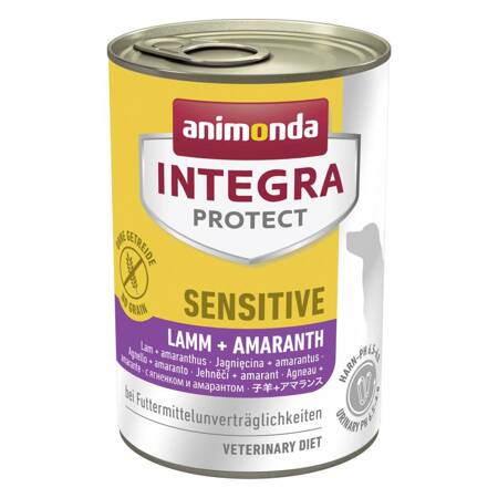 Animonda Integra Protect Sensitive 400g Mokra Karma z Jagnięciną Dla Psów z Niewydolnością Pokarmową