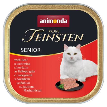 Animonda Vom Feinsten Senior 100g Mokra Karma dla Kota z Wołowiną