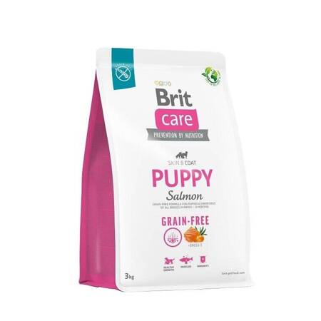 Brit Care Grain-Free Puppy Sucha Bezzbożowa Karma Z Łososiem Dla Szczeniąt 3kg