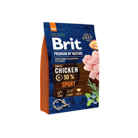 Brit Premium Karma Dla Psa Z Kurczakiem O Dużym Zapotrzebowaniu Na Energię 3kg