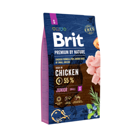 Brit Premium by Nature 8kg Sucha Karma Dla Szczeniąt Małych Ras, Suk W Ciąży I Karmiących