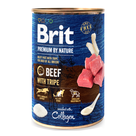 Brit Premium by Nature Adult Mokra Karma Dla Psa Wołowina Z Flakami 400g