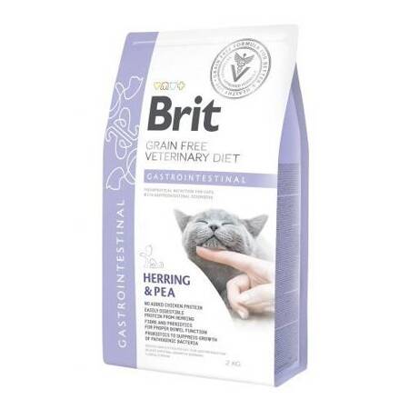 Brit Veterinary Diets Cat Gastrointestinal 2kg Sucha Karma Dla Kotów Z Problemami Przewodu Pokarmowego