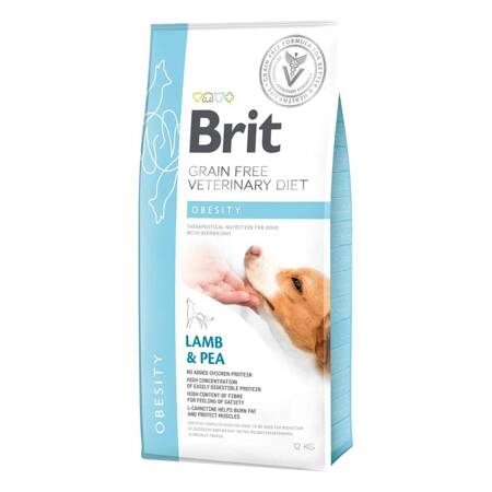 Brit Veterinary Diets Dog Obesity 12kg Sucha Karma Dla Psów Z Nadwagą