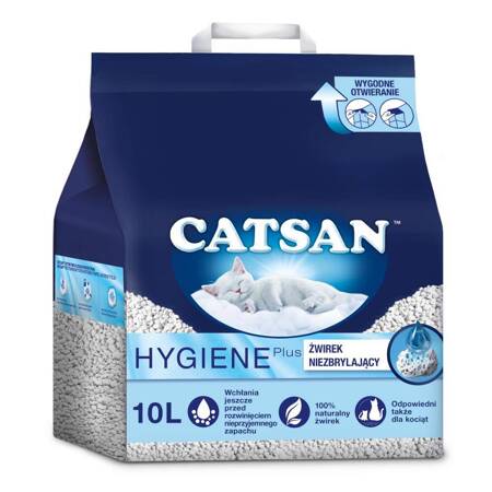 CATSAN Hygiene Plus 10l - naturalny żwirek dla kota